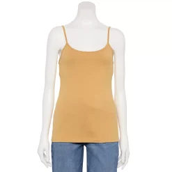 Women's Sonoma Goods For Life® Everyday Built-In Support Camisole 89 Women's Sonoma Goods For Life® Everyday Built-In Support Camisole -Sonoma Goods For Life Shop 2433356 Camel Hyde