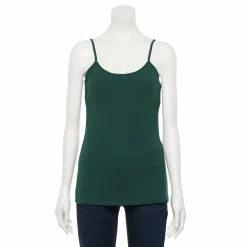 Women's Sonoma Goods For Life® Everyday Built-In Support Camisole 85 Women's Sonoma Goods For Life® Everyday Built-In Support Camisole -Sonoma Goods For Life Shop 2433356 Deep Green