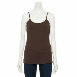 Women's Sonoma Goods For Life® Everyday Built-In Support Camisole 82 Women's Sonoma Goods For Life® Everyday Built-In Support Camisole -Sonoma Goods For Life Shop 2433356 Rich Espresso