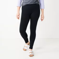 Women's Sonoma Goods For Life® Midrise Leggings 31 Women's Sonoma Goods For Life® Midrise Leggings -Sonoma Goods For Life Shop 2946661 Black