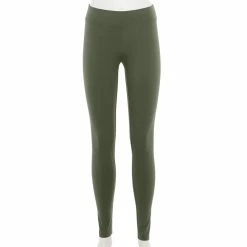 Women's Sonoma Goods For Life® Midrise Leggings 32 Women's Sonoma Goods For Life® Midrise Leggings -Sonoma Goods For Life Shop 2946661 Green