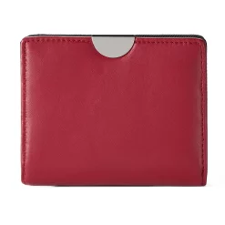 Sonoma Goods For Life® Lambskin Leather RFID-Blocking Mini Bifold Wallet -Sonoma Goods For Life Shop 2948230 Red