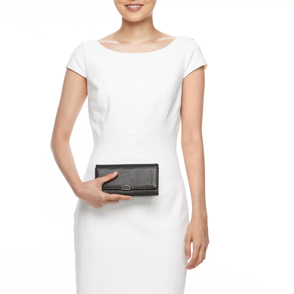 Sonoma Goods For Life® Lambskin Leather RFID-Blocking Full Clutch 6 Sonoma Goods For Life® Lambskin Leather RFID-Blocking Full Clutch - Image 6