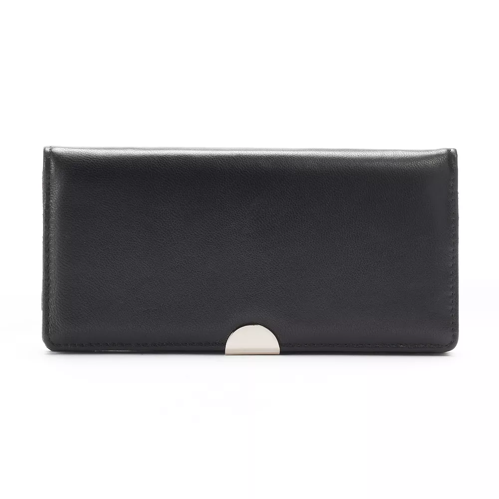 Sonoma Goods For Life® Lambskin Leather RFID-Blocking Slim Clutch Wallet 1 Sonoma Goods For Life® Lambskin Leather RFID-Blocking Slim Clutch Wallet
