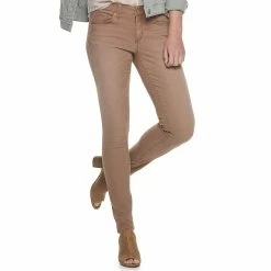 Women's Sonoma Goods For Life® Supersoft Stretch Midrise Skinny Jeans 40 Women's Sonoma Goods For Life® Supersoft Stretch Midrise Skinny Jeans -Sonoma Goods For Life Shop 2954787 Bali Brown