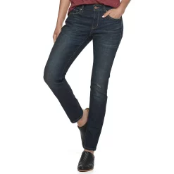 Women's Sonoma Goods For Life® Supersoft Stretch Midrise Skinny Jeans 39 Women's Sonoma Goods For Life® Supersoft Stretch Midrise Skinny Jeans -Sonoma Goods For Life Shop 2954787 Deep Rinse Crosshatch