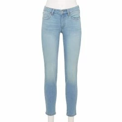 Women's Sonoma Goods For Life® Supersoft Stretch Midrise Skinny Jeans 36 Women's Sonoma Goods For Life® Supersoft Stretch Midrise Skinny Jeans -Sonoma Goods For Life Shop 2954787 Light Destructed