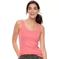 Women's Sonoma Goods For Life® Tunic Layering Tank Top -Sonoma Goods For Life Shop 2979874 Cruz Coral