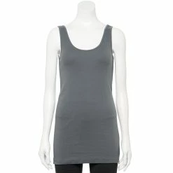 Women's Sonoma Goods For Life® Tunic Layering Tank Top -Sonoma Goods For Life Shop 2979874 Gray