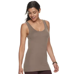 Women's Sonoma Goods For Life® Tunic Layering Tank Top -Sonoma Goods For Life Shop 2979874 Kalino Khaki