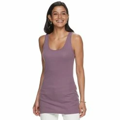 Women's Sonoma Goods For Life® Tunic Layering Tank Top -Sonoma Goods For Life Shop 2979874 Odyssey Lilac