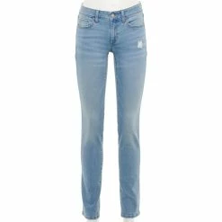 Women's Sonoma Goods For Life® Supersoft Midrise Straight-Leg Jeans -Sonoma Goods For Life Shop 3022856 Light Wash