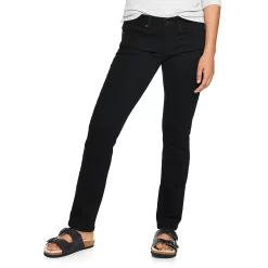 Women's Sonoma Goods For Life® Supersoft Midrise Straight-Leg Jeans -Sonoma Goods For Life Shop 3022856 Park