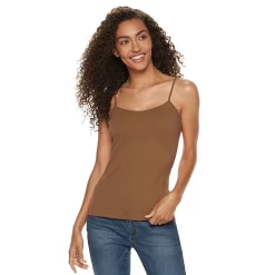 Women's Sonoma Goods For Life® Everyday Camisole -Sonoma Goods For Life Shop 3223700 Chestnut Brown