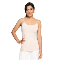 Women's Sonoma Goods For Life® Everyday Camisole -Sonoma Goods For Life Shop 3223700 Scallop Pink