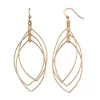 Sonoma Goods For Life™ Nickel Free Triple Marquise Drop Earrings