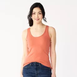 Women's Sonoma Goods For Life® Layering Tank 76 Women's Sonoma Goods For Life® Layering Tank -Sonoma Goods For Life Shop 3381138 Dark Peach