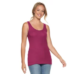 Women's Sonoma Goods For Life® Layering Tank 82 Women's Sonoma Goods For Life® Layering Tank -Sonoma Goods For Life Shop 3381138 Dark Pink