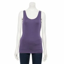 Women's Sonoma Goods For Life® Layering Tank 63 Women's Sonoma Goods For Life® Layering Tank -Sonoma Goods For Life Shop 3381138 Grape Arbor