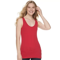 Women's Sonoma Goods For Life® Layering Tank 95 Women's Sonoma Goods For Life® Layering Tank -Sonoma Goods For Life Shop 3381138 Valentine Red