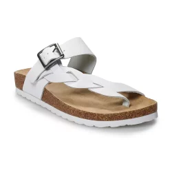 Sonoma Goods For Life® Airbrush Leather Women's Sandals 13 Sonoma Goods For Life® Airbrush Leather Women's Sandals -Sonoma Goods For Life Shop 3519013 White