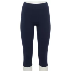 Women's Sonoma Goods For Life® Wide-Waist Capri Leggings -Sonoma Goods For Life Shop 3584124 Navy