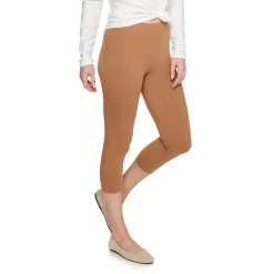 Women's Sonoma Goods For Life® Wide-Waist Capri Leggings -Sonoma Goods For Life Shop 3584124 Philip Brown
