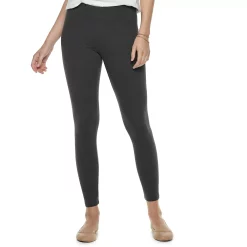 Petite Sonoma Goods For Life® Essential Leggings 17 Petite Sonoma Goods For Life® Essential Leggings -Sonoma Goods For Life Shop 3587570 Slate Heather Gray
