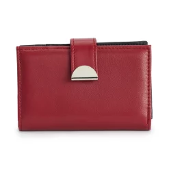 Sonoma Goods For Life® RFID-Blocking Lambskin Tab Wallet -Sonoma Goods For Life Shop 3625014 Red
