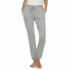 Women's Sonoma Goods For Life® Essential Banded-Bottom Pajama Pants 8 Women's Sonoma Goods For Life® Essential Banded-Bottom Pajama Pants -Sonoma Goods For Life Shop 3671898 Gray