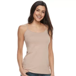 Petite Sonoma Goods For Life™ Everyday Camisole -Sonoma Goods For Life Shop 3687455 Dapper Tan