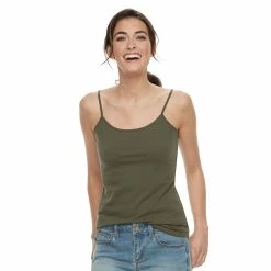 Petite Sonoma Goods For Life™ Everyday Camisole -Sonoma Goods For Life Shop 3687455 Olive Night