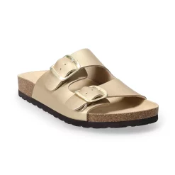 Sonoma Goods For Life® Artwork Women's Leather Sandals -Sonoma Goods For Life Shop 3905129 Gold