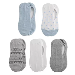 Women's Sonoma Goods For Life® 5-Pack No-Show Socks -Sonoma Goods For Life Shop 4133288 ALT11