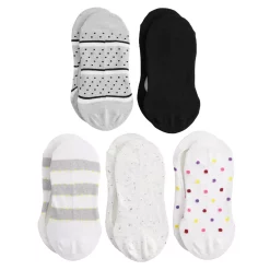 Women's Sonoma Goods For Life® 5-Pack No-Show Socks -Sonoma Goods For Life Shop 4133288 ALT2