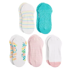 Women's Sonoma Goods For Life® 5-Pack No-Show Socks -Sonoma Goods For Life Shop 4133288 ALT4