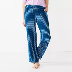 Women's Sonoma Goods For Life® Cozy Pajama Pants -Sonoma Goods For Life Shop 4211999 Blue Snuggle Stripe