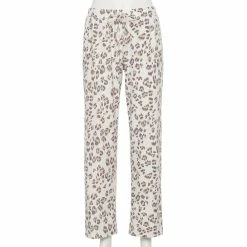 Women's Sonoma Goods For Life® Cozy Pajama Pants -Sonoma Goods For Life Shop 4211999 Cream Animal