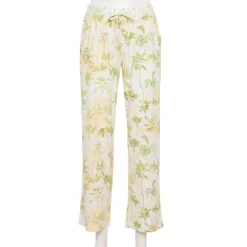 Women's Sonoma Goods For Life® Cozy Pajama Pants -Sonoma Goods For Life Shop 4211999 Peach Palm Jungle