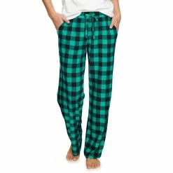 Women's Sonoma Goods For Life® Cozy Pajama Pants -Sonoma Goods For Life Shop 4211999 Teal Mini Buffalo