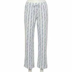 Women's Sonoma Goods For Life® Cozy Pajama Pants -Sonoma Goods For Life Shop 4211999 White Stripe