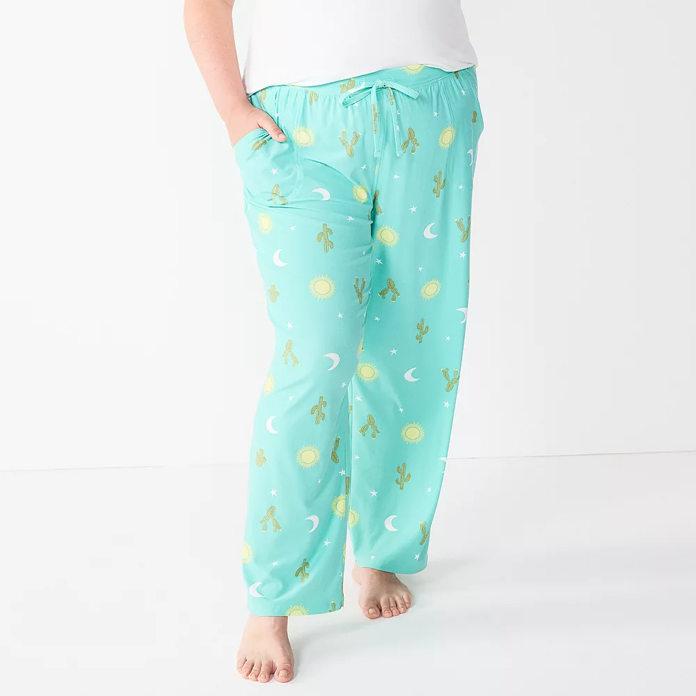 Plus Size Sonoma Goods For Life® Knit Pajama Pants 4 Plus Size Sonoma Goods For Life® Knit Pajama Pants - Image 4