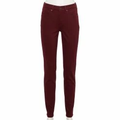 Women's Sonoma Goods For Life® Curvy High-Waisted Skinny Jeans -Sonoma Goods For Life Shop 4342530 Aged Wine