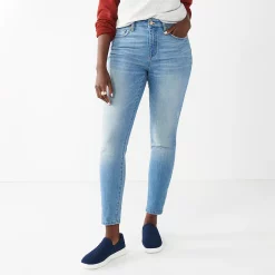 Women's Sonoma Goods For Life® Curvy High-Waisted Skinny Jeans -Sonoma Goods For Life Shop 4342530 Mariano