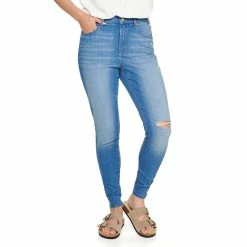 Women's Sonoma Goods For Life® Curvy High-Waisted Skinny Jeans -Sonoma Goods For Life Shop 4342530 Weise Destructed
