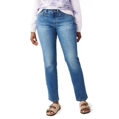 Women's Sonoma Goods For Life® Straight-Leg High-Waisted Curvy Jeans -Sonoma Goods For Life Shop 4380113 Baytree