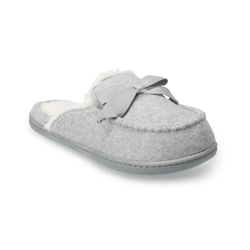 Women's Sonoma Goods For Life® Scuff Moccasin Slippers 2 Women's Sonoma Goods For Life® Scuff Moccasin Slippers - Image 2