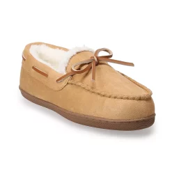 Women's Sonoma Goods For Life® Recycled Faux Suede Moccasin Slippers -Sonoma Goods For Life Shop 4797537 Sand