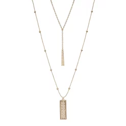 Sonoma Goods For Life® Rectangle Pendant High-Low Necklace