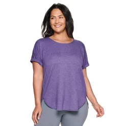 Plus Size Sonoma Goods For Life® Supersoft Short Sleeve Top -Sonoma Goods For Life Shop 4886368 Grape Arbor